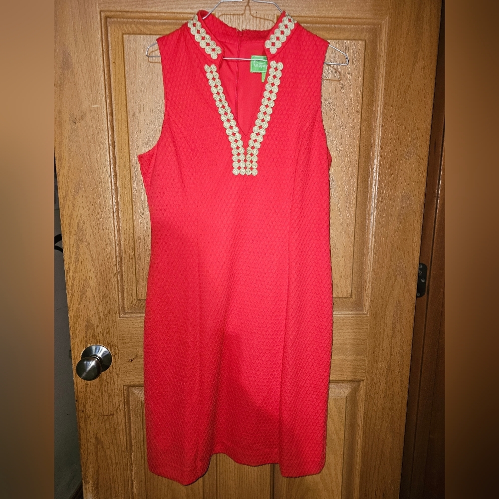 Pappagallo Red Sleeveless Mini Dress
